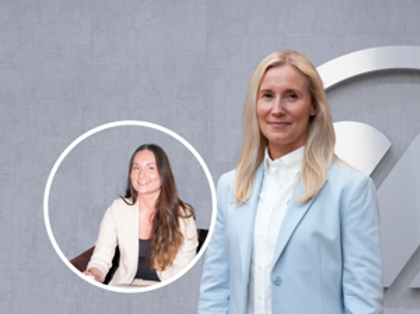 Grethe Åsheim Norrby, Product Manger och Lina Ojala, Kundansvarig Factoring, Fedelta