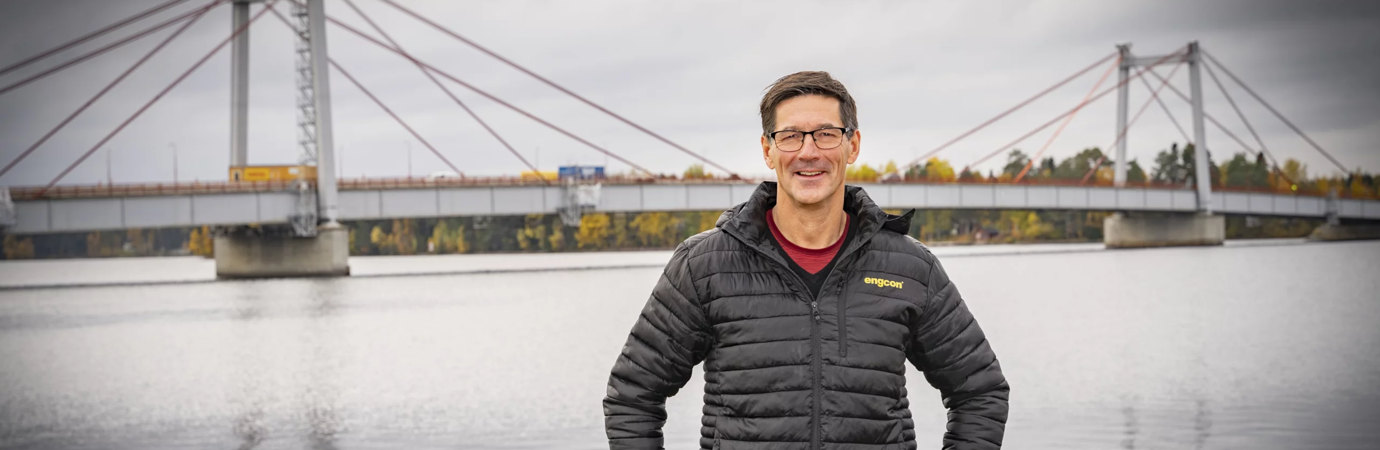 A portrait of Stig Engström, the founder and largest owner of engcon