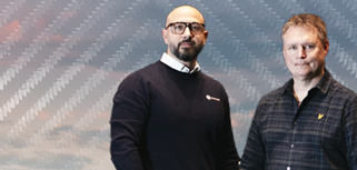 Hossein Mohaddes, Sales and Partner Manager at Monitor ERP and Mikael Melander, Senior ERP System Specialist at Koenigsegg