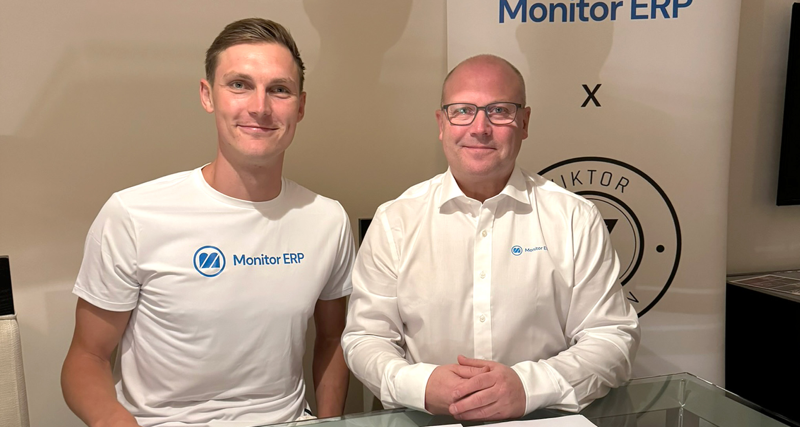 Viktor Axelsen och Jörgen Persson, ägare av Monitor.
