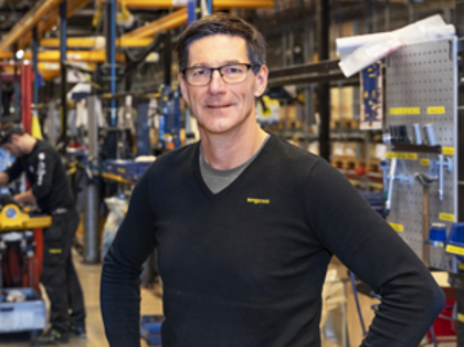 A portrait of Stig Engström, the founder and largest owner of engcon