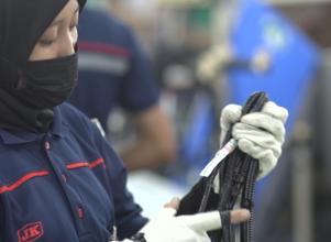 Woman in a factory