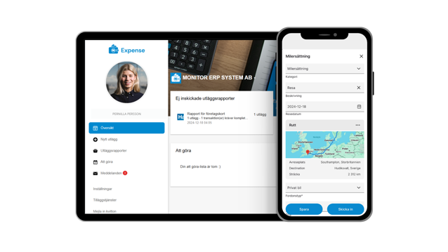 Dashboard Monitor Expense - Monitor ERP