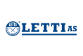 2019 Logo Letti AS Større Ramme Metall Vedlagt