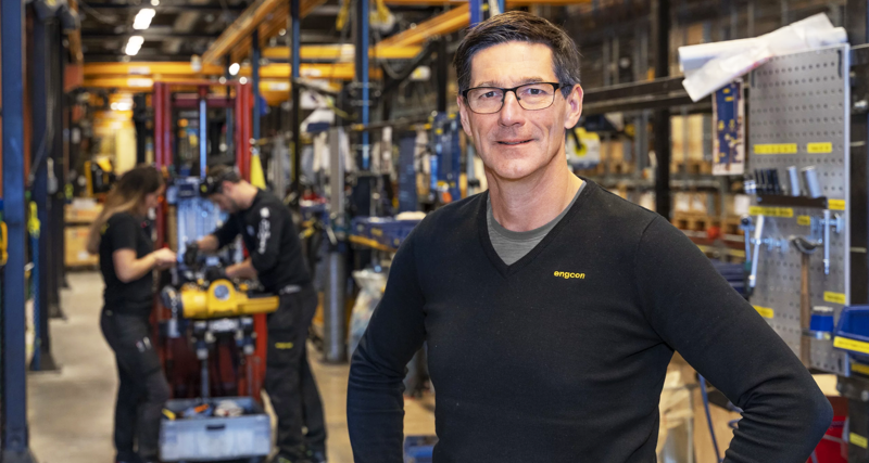 Stig Engström, the founder and largest owner of engcon