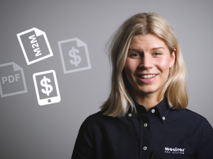 Digitalize your invoice flow with Monitor ERP