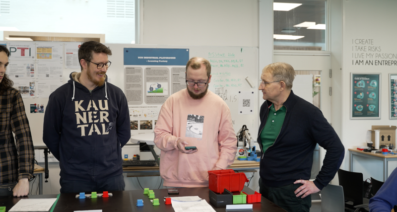 Students in a classroom