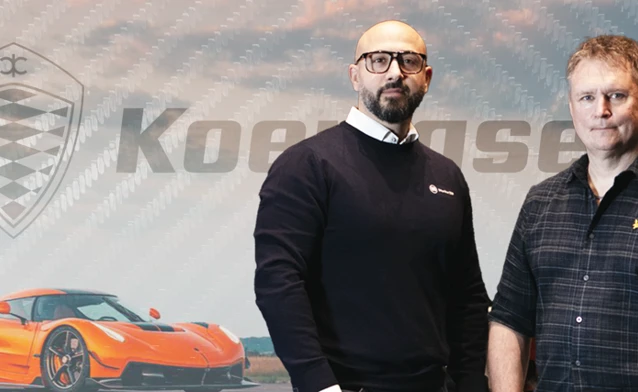 Hossein Mohaddes, Sales and Partner Manager at Monitor ERP and Mikael Melander, Senior ERP System Specialist at Koenigsegg