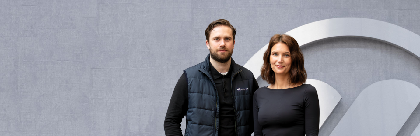 Mattias Blom, Product Owner, Monitor ERP och Linda Ebbewall, CRM-konsult, Monitor ERP.